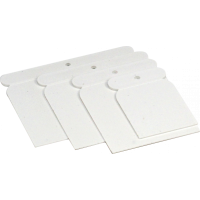 Пластмассовый «японский» шпатель 4 шт. (компл. 50, 80, 100, 120мм)- арт.1624 Kubala