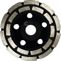 Чашка алмазная 125 Сегментная двухрядная Про TCW260