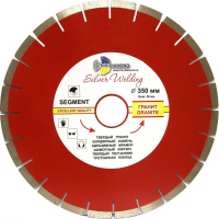 Диск алмазный отрезной 350*50 Сегмент Гранит Серебряная пайка SWG902